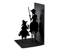 Balvi - Don Quijote Serre-Livres en métal. Inspiré de l'oeuvre de Cervantes.