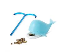 Balvi Infuseur thé Blue Whale Couleur Bleu Filtre pour infusions Filtre en Forme de Baleine Originale réutilisable Silicone 12,5x5x6 cm