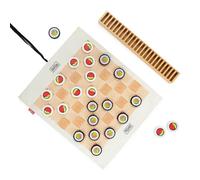 Balvi Jeu de Dames Damakis Jeu de Dames Classique avec Un Design Original inspiré des Sushis Bois