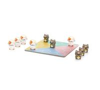 Balvi Jeu société Tic Tac Toe Kawaii Un Puissance 3 inspiré par Les Chats Kawaii Plastique
