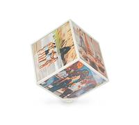 Balvi – Kube tournant pour 6 photos 10x10 cm – Fonctionne avec pile AA (non incluse)
