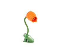 Balvi Lampe de Lecture Tulip Couleur Orange Lampe Flexible en Forme de Tulipe avec Clip pour Lire la