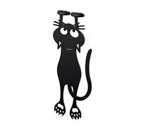 Balvi Marque-page Curious Cat Couleur noir En forme de chat 12cm Plastique/nylon