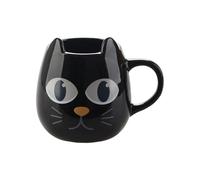 Balvi Mug Wake Cat Couleur Noir La Tasse thermosensible en Forme de Chat au Contact de l'eau Chaude C