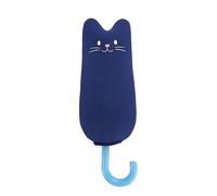 Balvi Parapluie Meowmbrella Couleur Bleu Comprend Une Housse en néoprène en Forme de Chat Nylon