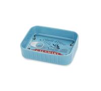 Balvi Plateau apéritif Conserverie Calamars Couleur Bleu Inspiré d'une boîte de calamars en Conserve