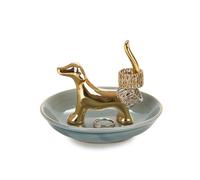 Balvi Porte-bagues Bassotto Couleur doré Embellissez Votre Chambre avec ce Joli Porte-bagues Chien FA