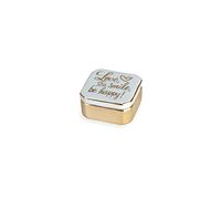 Balvi Porte-bagues Golden Box Stars Couleur Bleu Petite boîte pour Les bagues, Boucles d'oreilles et