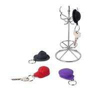 Balvi Porte-clefs avec support Chapeau! Différentes couleurs pour identifier les clés pour hommes et