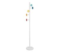 Balvi Porte-manteaux Shiitake Wood Porte-manteaux sur pied avec 5 crochets Acier/bois