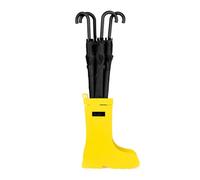 Balvi Porte-Parapluie Rain Boots Couleur Jaune Bonne Circulation de l'air, bac de récupération de l'e