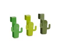 Balvi Porte-torchon pour tiroir Cactus Set de 3 Pieces Couleur Vert Crochets de Porte pour accrocher