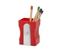 Balvi Pot à Crayons Sharpener Couleur Rouge Gardez Votre Bureau rangé Pot à Crayons Original et amusa