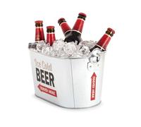Balvi - Rrefroidisseur de Boissons Party Time. Seau métallique pour Garder Les Boissons au Frais. Il