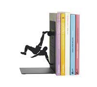 Balvi Serre-Livres Bicycle Kick Couleur Noir Stand pour Les Livres de bibliothèques avec Joueur de fo