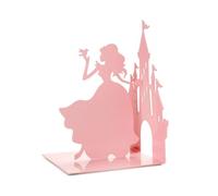 Balvi Serre-Livres Fairy Tale Couleur Rose Une Princesse et Son château Métal