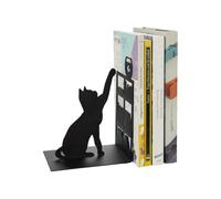 Balvi Serre-Livres Fishing Cat Couleur Noir Serre-Livres décoratif avec Un Chat, Une bibliothèque et
