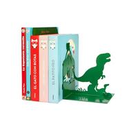 Balvi Serre-Livres Jurassic Couleur Vert Inspiré par Les Contes de Dinosaures Métal