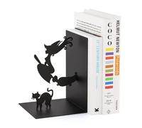 Balvi Serre-Livres Magic Couleur Noir en Forme de sorcière Métal 17 cm