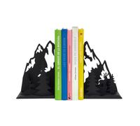 Balvi Serre-Livres Mountains Couleur Noir Représente Un Paysage de Montagne Métal