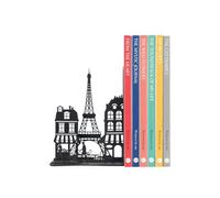 Balvi Serre-Livres Paris Couleur Noir Résistant et antidérapant Métal