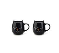 Balvi Set tasses à café Wake Cat Termosensible et en forme de chat Céramique