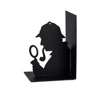 Balvi - Sherlock Serre-Livres décoratifs en métal de Couleur Noire. Design Original