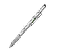 Balvi Stylo multifonction The Architect Couleur argent Stylo, règle, niveau, stylet, tournevis Alumin