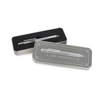 Balvi Stylo multifonction The Architect Couleur argent Stylo, règle, tournevis, niveau et stylet Alum
