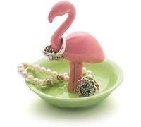 Balvi - Support à bagues Flamingo en Forme de Flamant Rose. Petit Porte-Bijoux. Fabriqué en Porcelaine. BA26638 Multicolore