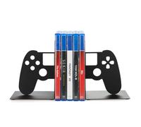 Balvi Support de Jeux vidéo Joypad Couleur Noir Support de Jeux vidéo pour étagère en Forme de manett