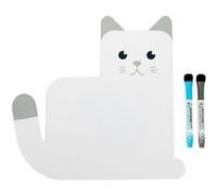 Balvi tableau blanc Chat magnétique 31,5 x 33 cm blanc 3-pièces Gris G