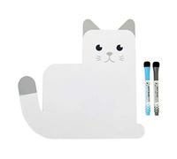 Balvi Tableau frigo magnétique Meow! Couleur Blanc Tableau de Planification Original idéal pour Les r