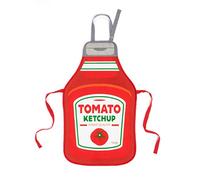 Balvi Tablier Tomato avec Tour du Cou réglable en Forme de Bouteille de Ketchup Polyester/Coton 88cm
