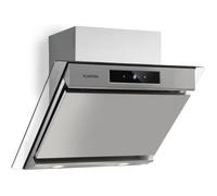 Klarstein Hotte aspirante Balzac Silent 60 cm - Extraction et recirculation, Tactile, LED, Argent