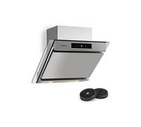 Balzac Hotte aspirante 60cm + 2 filtres recyclage d'air 640 m³/h gris B