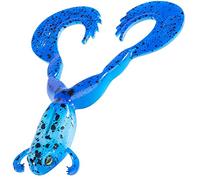 Balzer Shirasu Clone Frog Leurre en caoutchouc Motif grenouille 12 cm Poison Blue UV.