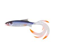 Balzer Shirasu Reptile Shad - poisson en caoutchouc pour pêche au brochet, au sandre et à la perche, leurre en caoutchouc 7 cm Weissfisch