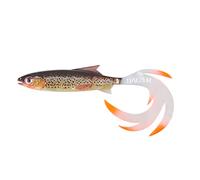 Balzer Shirasu Reptile Shad - poisson en caoutchouc pour pêche au brochet, au sandre et à la perche, leurre en caoutchouc 7 cm Bachforelle