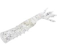 Balzer Shirasu Street Hairy Tubes Lot de 6 leurres de pêche pour la perche 4 cm (Crystal)