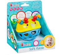 Bam Bam Soft Worm Rattle In Box.
