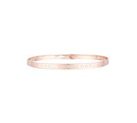 BAM ! BIJOUX A MESSAGES Bracelet JONC en Laiton Rosé - Message : Je t'aime, Un Peu, Beaucoup, A LA Folie