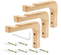 BAM BOO BOX - Support mural pour plantes en bois, support de suspension pour fleurs, support mural, crochet en bois, crochet mural, support pour fleurs, fleurs