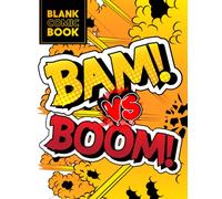 Bam VS Boom Blank Comic Book