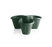 Bama 30002 Trifoglio Pot de Fleurs, Vert, 30 x 40 x 16 cm