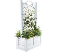 BAMA 4159702 FLEURIÈRE AVEC DOSSIER « SÉPARE » cm 80 x 42,5 x 150h - Col. Bla...