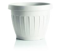 Bama BAM483 Pot de Fleurs Terre, Blanc, 40 cm