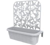 BAMA Boîte à suspendre RONDINE PRIVACY, 50cm, set de 2, blanc