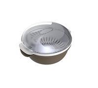 Bama Cooky Récipient pour Cuisson au Micro-Ondes, Plastique, Couleur Taupe, 25 x 25 x 12,5 cm