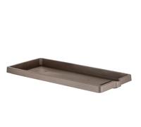 Bama Dessous de jardinière Effet Bois 80 cm Taupe